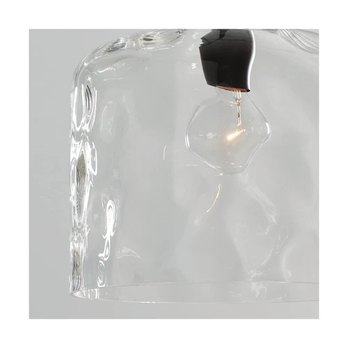 HomePlace Lighting 325717MB Crawford Urban/Industrial Clear Water Glass Jar P... - Picture 4 of 5