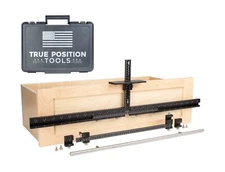 MAX Cabinet Hardware Jig - Install Long Pulls and Shelf Pin Holes - Made In U...