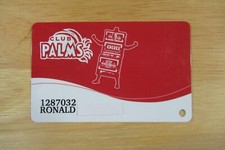 Palms Hotel Casino Las Vegas Nevada Club Players Slot Card Ronald 