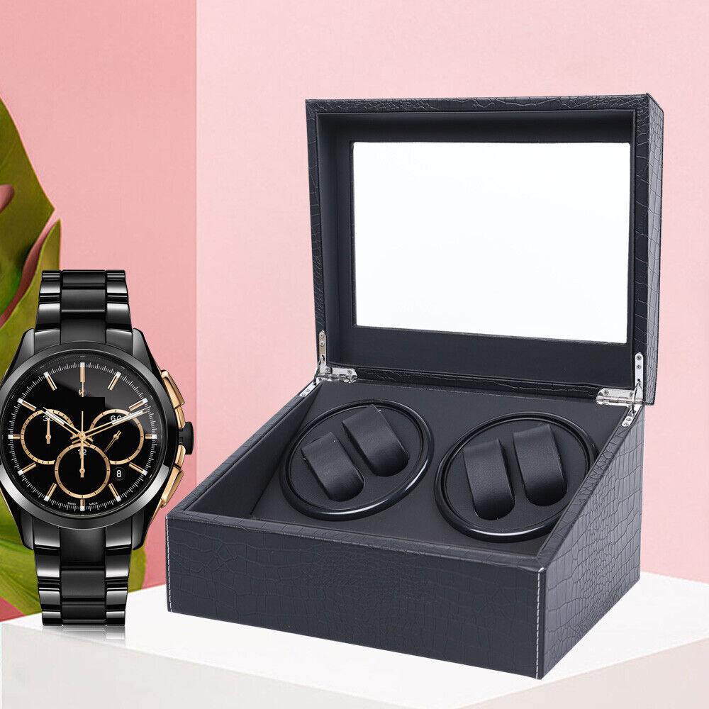 Coffret cadeau pour homme remontoir montre automatique et ecrin de stockage