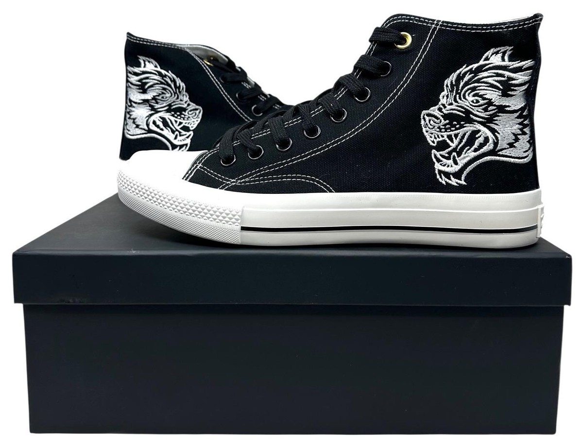 ダルクスポーツ シューズ Darc Sport High Top Shoes Embroidered Wolves Forever NFGU