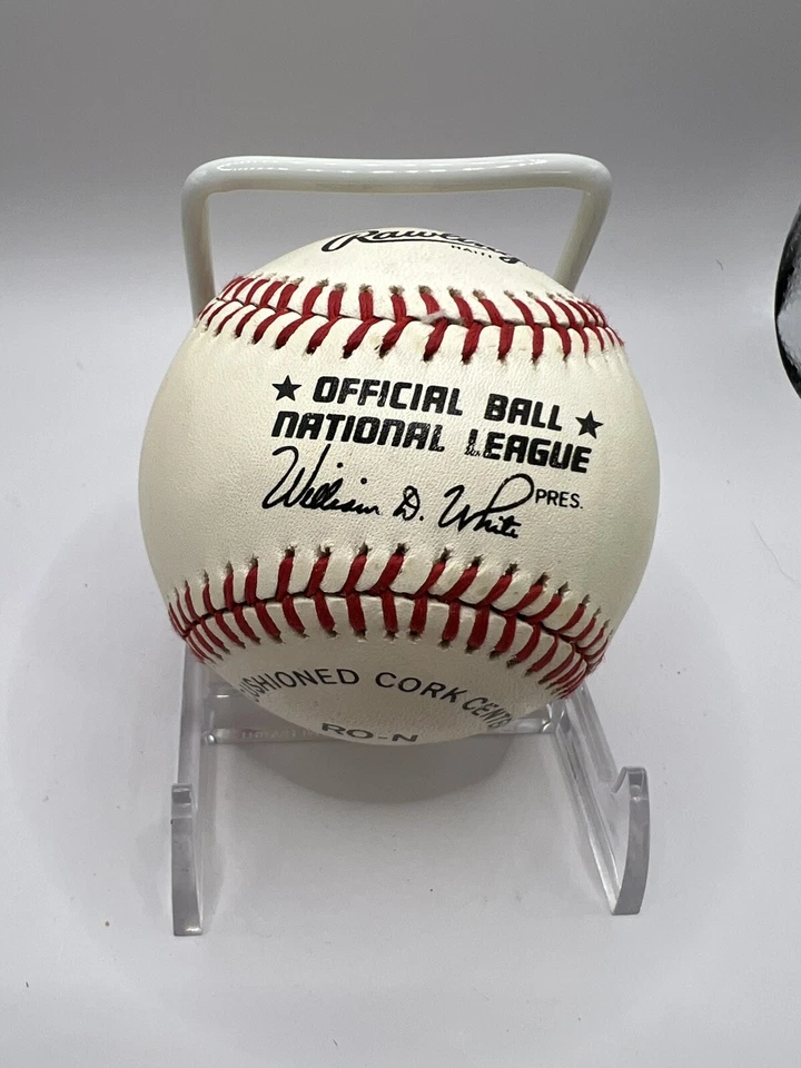 Andres Galarraga 亲笔签名签名 NL 比尔白色棒球 - Expos Rockies Era — 第 2/3 张图片