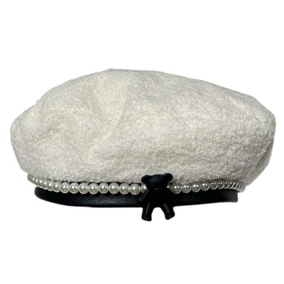 Fashion Winter Pearl Bear Hat Artist 