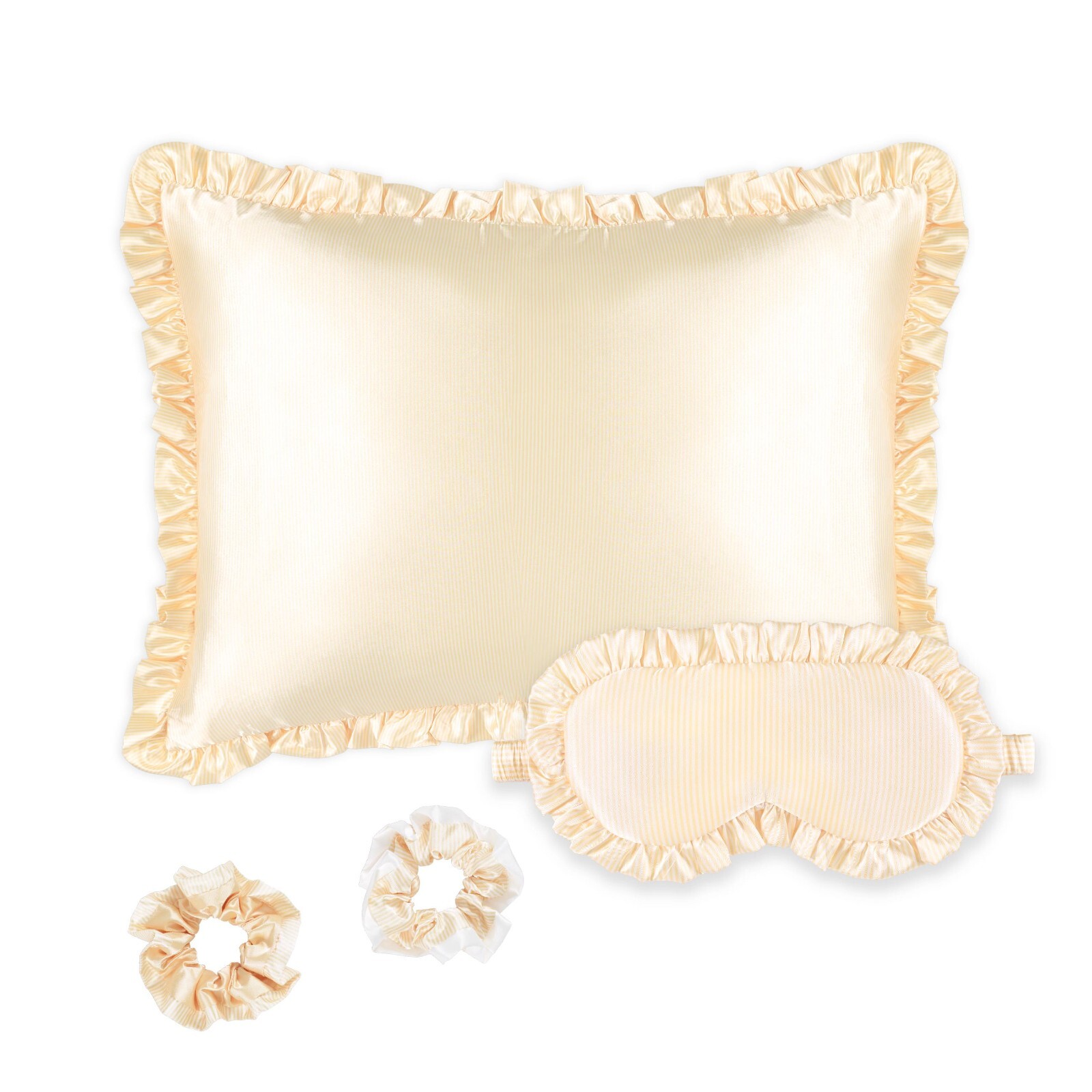 Silver Cloud Silver Ion Infused Satin Frilly Bundle – Buttercup Collection