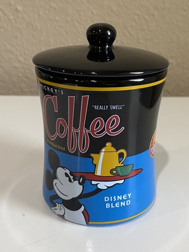 Mickey’s Really Swell Coffee Canister Sugar Creamer Set Disney Parks Ceramic - Picture 20 of 24