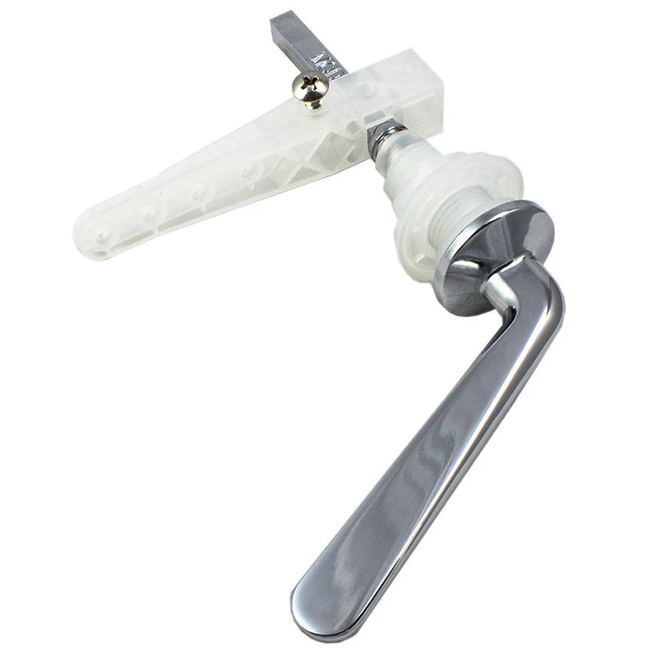 Toilet Cistern Adjustable Lever Replacement WC Flush Handle Arm Chrome