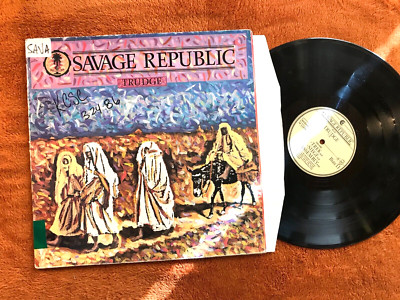 Savage Republic Trudge LP 1985 BE Play It Again Sam Records BIAS 11 original gat