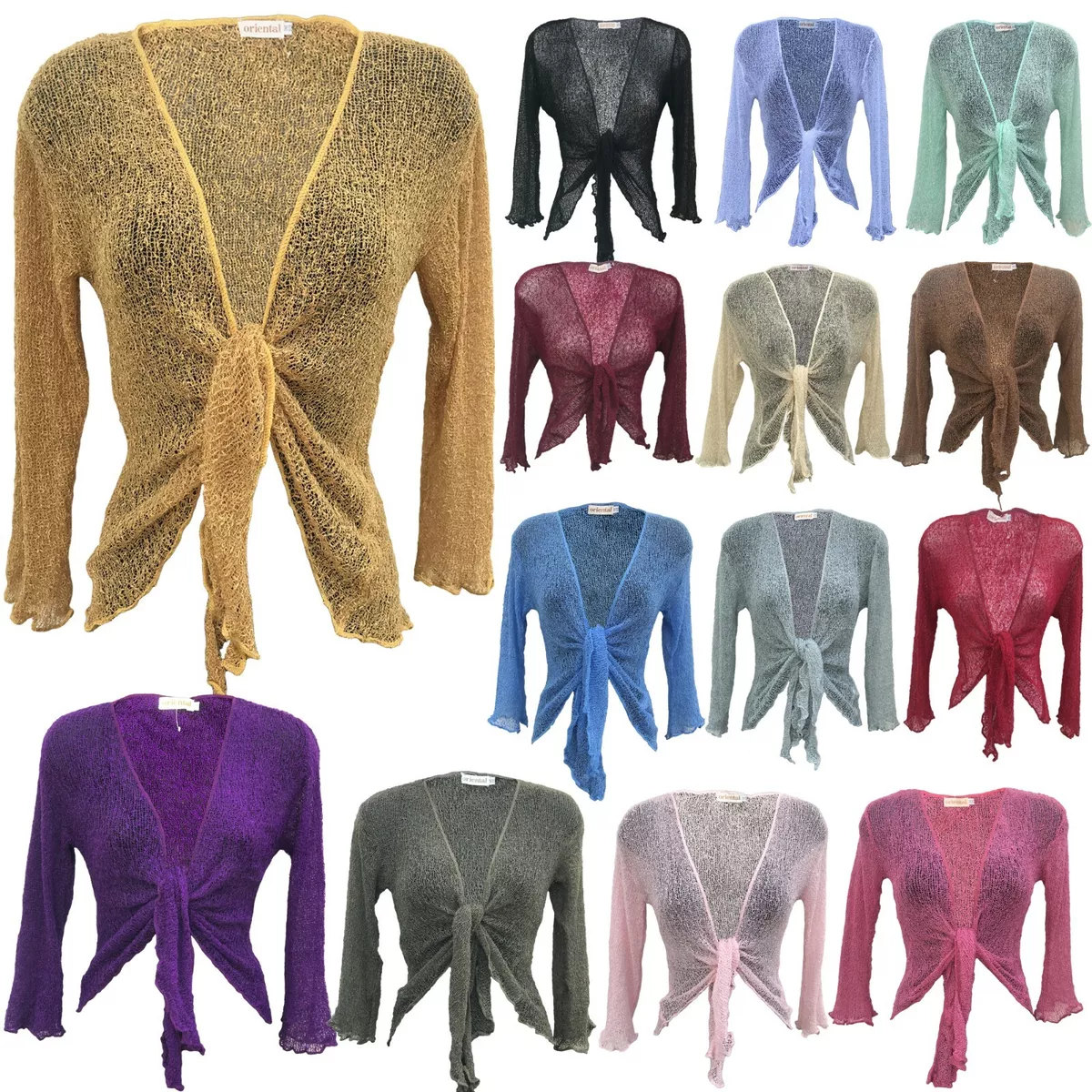 Fishnet tie cheap front top