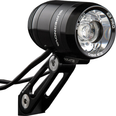 SUPERNOVA E3 PRO 2 Dynamo Scheinwerfer schwarz M-STK-BLK Fahrrad Vorderlicht