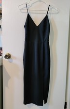 NWT Do + Be Woman Size Small 4 6 Little Black Dress. V-neck, Princess Cut, Lined
