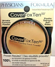 Physicians Formula CoverToxTen Wrinkle Therapy Face Powder, Translucent Medium