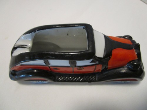 Vintage Porcelain smoking ashtray car taxi cab London Japan 6" wide 1930's - Picture 2 of 8