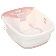 HoMedics Bubble Bliss Deluxe Heated Foot Spa Bubble Foot Massager, Pink.