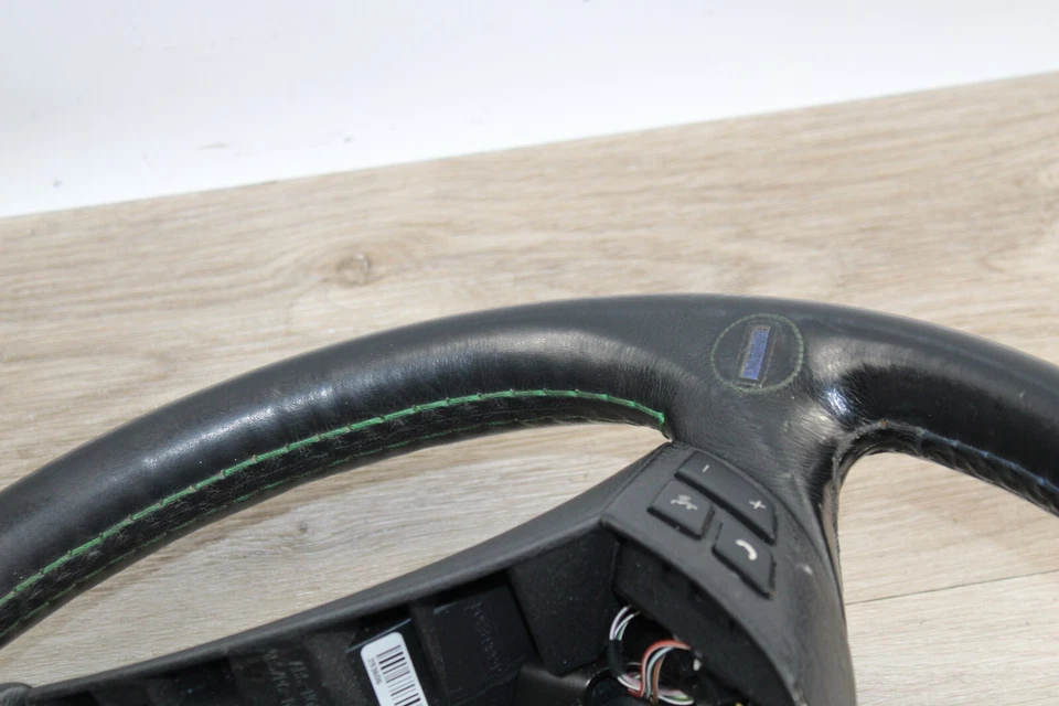 07-08 BMW E65 ALPINA B7 РУЛЕВОЕ КОЛЕСО СИНИЙ И ЗЕЛЕНЫЙ ШОВ OEM - Изображение 3 из 4