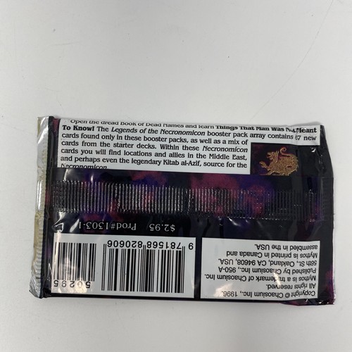 Pack x2 Mythos Legends of the Necronomicon 13-Card Sealed Booster - Picture 7 of 9