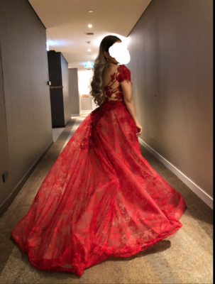 Tarik Ediz Gown 93627 Dress Prom Formal Engagement Designer Red Lace | eBay Tarik Ediz Gown 93627 Dress Prom Formal Engagement Designer Red Lace | eBay