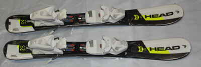 NEW HEAD Supershape kids Skis 77cm + size adjustable bindings SLR4.5 GW white R 