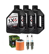 New Can-Am 10W40 Oil Change Kit W/ Spark Plugs For Outlander 500 650 850 1000