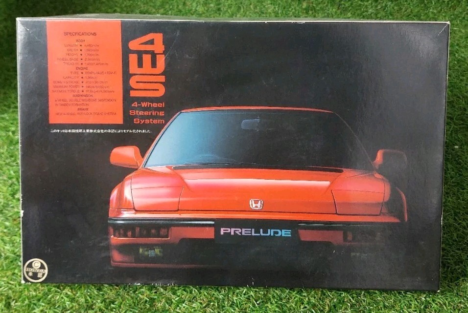 New Vintage Fujimi Honda Prelude 2.0 Si 1/24 Plastic Model Kit