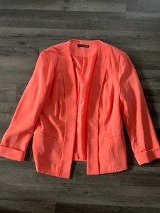 coral dress jacket