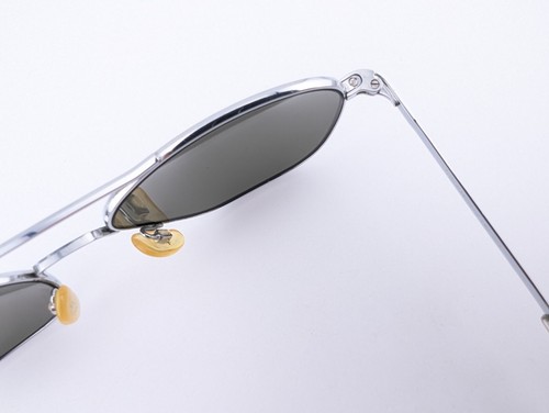 Randolph Engineering Sunglasses, Aviator Shiny Silver, 58-20-..., Metal, USA - Imagen 12 de 20