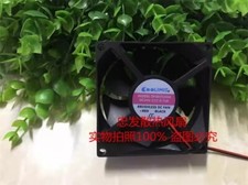 1PCS DF80252HH 8025 DC24V 0.15A 8CM 2-wire Inverter Cooling Fan