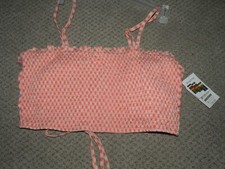 Time And Tru Women's Adjustable Strap Bathing Swim Top Size Small 4-6 NWT