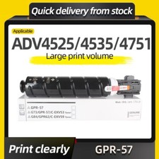 Compatible Canon GPR-57 Toner Cartridge Black 4525/4535/4545 New High page Yield