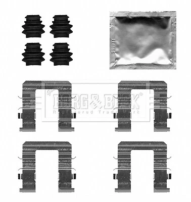 Brake Pads Fitting Kit Rear Torq Fits Kia Sorento 2015- 2.0 CRDi 2.2 2.4 - Image 2 of 4