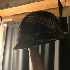 Men's Plaid Fedora Hat Derby Bowler Cap for Jazz, Gangster, Panama Church