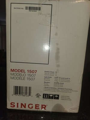 Singer sewing machine Model 1507-Brand New In Box
