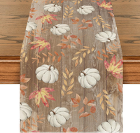 Planken Braun KüRbisse Pflanzen Herbst 40X140 Cm | Saisonal Hause Wohnzimmer D