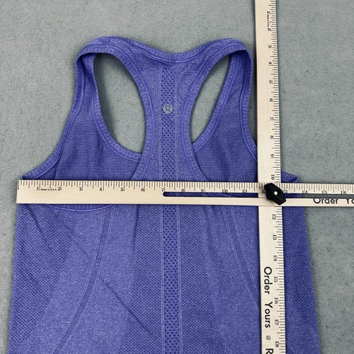 Lululemon Shirt Damen 6 lila Swiftly Tank Top ärmellos Pullover Athleisure - Bild 6 von 8