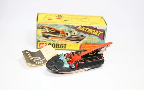 Corgi 107 Batmans Batboat In Original Box - Vintage 1960s