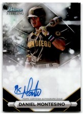 2023 BOWMAN STERLING PROSPECT AUTOGRAPHS DANIEL MONTESINO AUTO SAN DIEGO PADRES