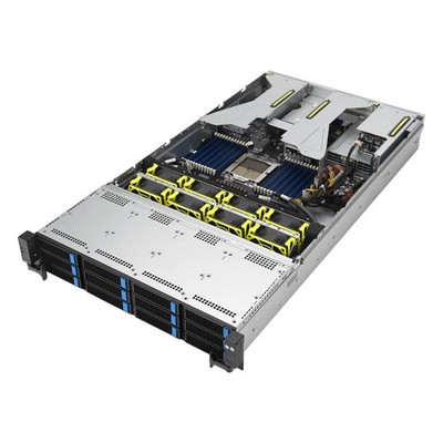 ASUS RS521A-E12-RS12U 2U 12x NVME Server + AMD 9654 CPU 2x1200W Support Dual GPU
