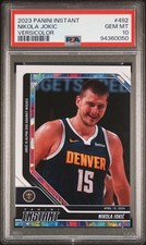 PSA 10 Nikola Jokic 2023 Panini Instant #492 Versicolor #5 of 5 Rare Trading