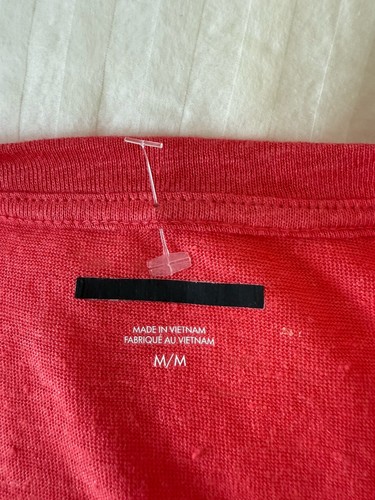 CAMISETA NUEVA EILEEN FISHER 100% LINO ORGÁNICO MANGA CORTA TALLA M/M - Imagen 6 de 7
