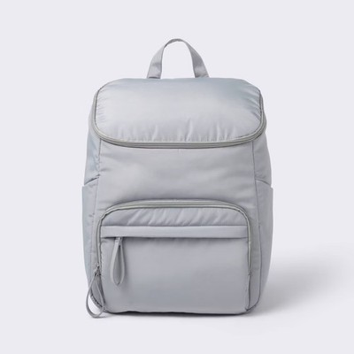 Open-Top Diaper Backpack - Gray - Cloud Island