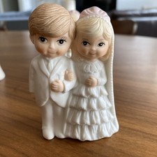 Lefton Bride And Groom Porcelain Figurine Wedding Cake Topper