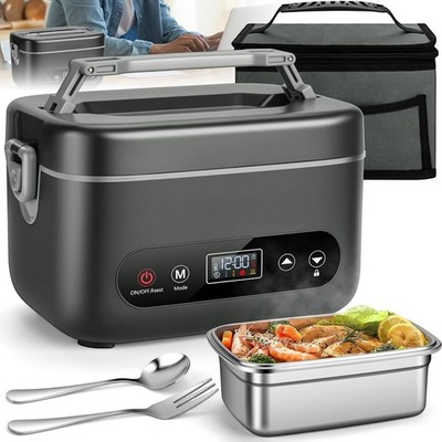 24000mAh Elektrische Lunchbox 1200ML Edelstahl mit Akku Self-Heating Box 100W