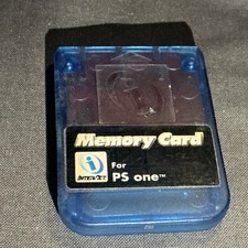 Memory Manager Card Blue 8MB InterAct PS2 Console Video Game System J1142