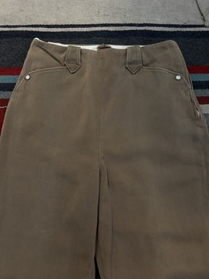 Vintage 1950s Levi's Shorthorn Gabardine Side Zip Pants Pearl