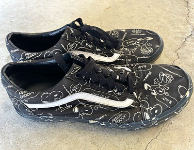 VANS Old Skool Vans x Peanuts Snoopy Sketch Print Black/White Low Top Sneaker