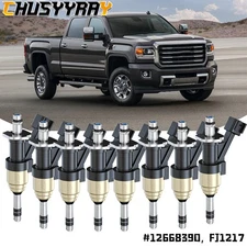 8PCS 12668390 Fuel Injectors For Chevrolet Silverado 1500 4.3L 5.3L FLEX 14-17 A