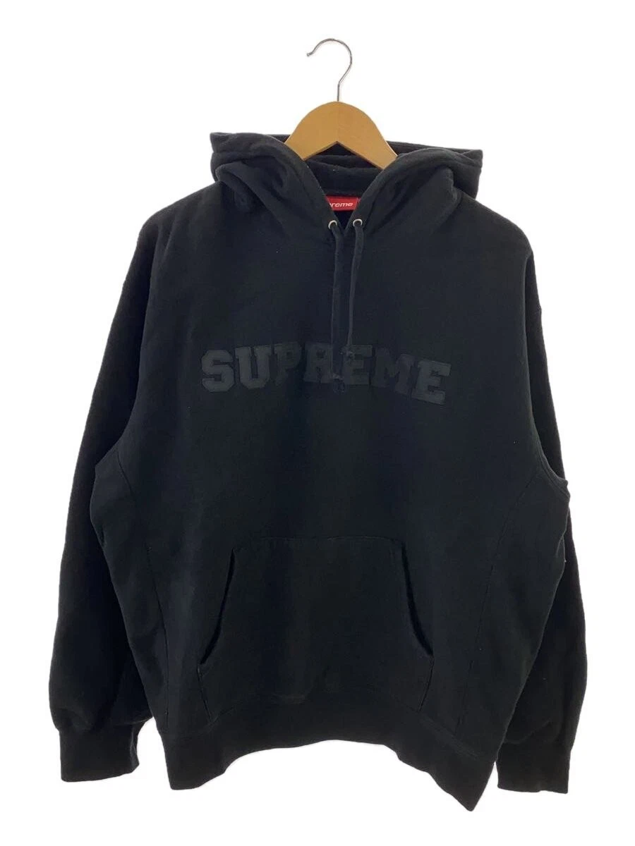 Veste à capuche Supreme L coton uni noir occasion