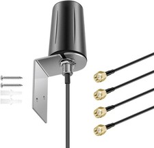 4x4 MIMO Omnidirectional Low Profile Wide-Band 4G LTE 5G External Antenna 50Ohms