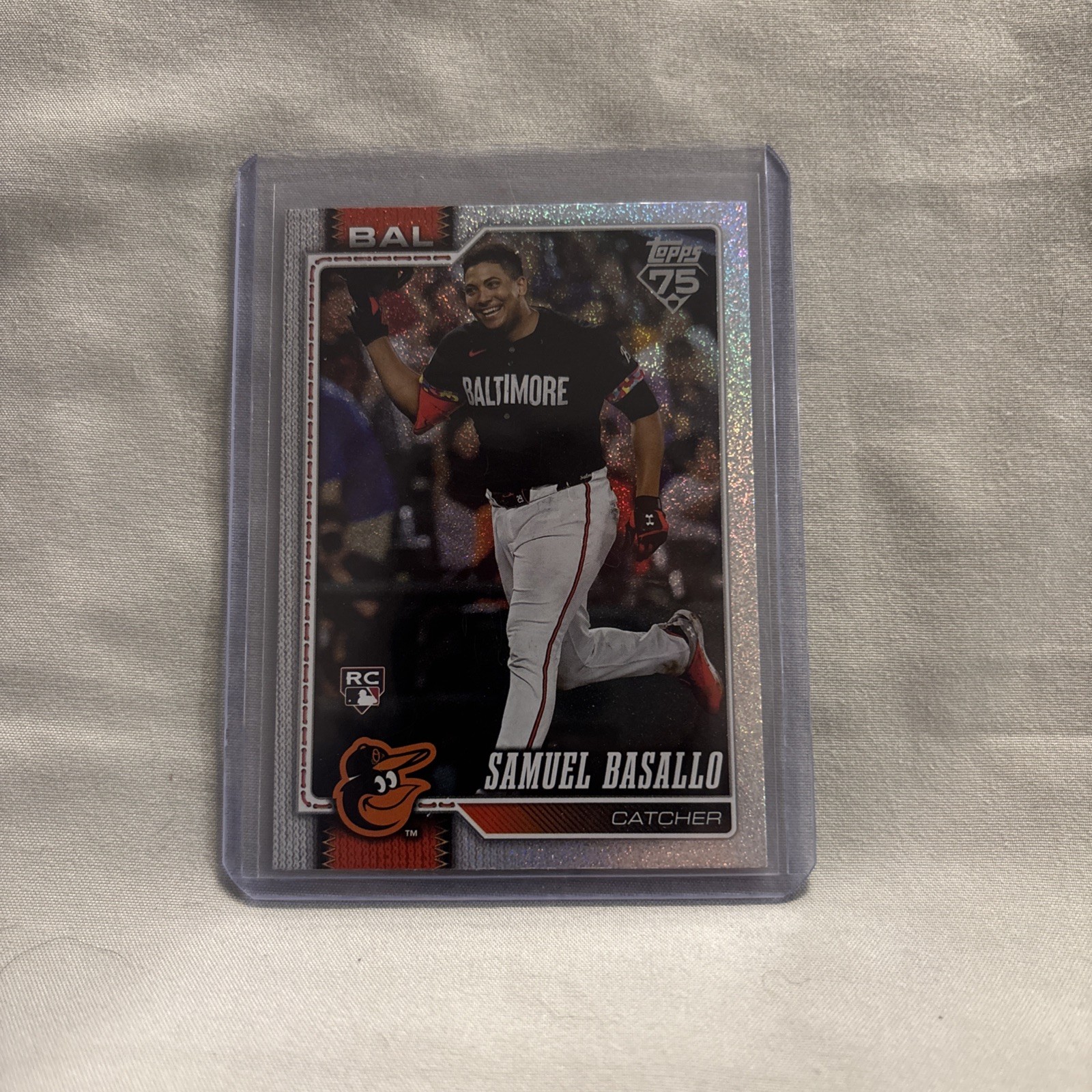 2026 Topps Series 1 Samuel Basallo Holo Foil #104 Baltimore Orioles Rookie RC