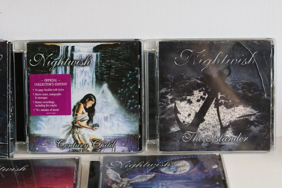 Large Nightwish Collectors CD Job Lot Bundle Goth Heavy Metal - Some W/out Cases Foto 3 de 4