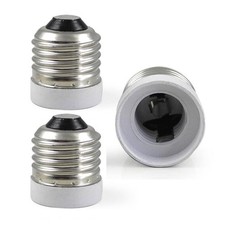 3 Pack E26 E27 to E17 Light Socket Adapter, Medium Screw to Intermediate Base